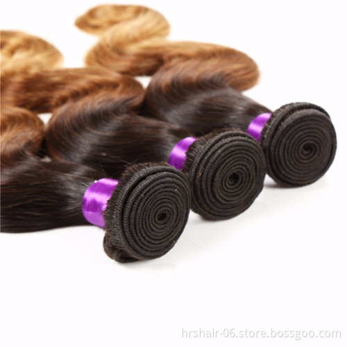 Ombre Brazilian Hair Body Wave 3 Tone Ombre Bundles Human Hair, Ombre Body Wave human hair weave